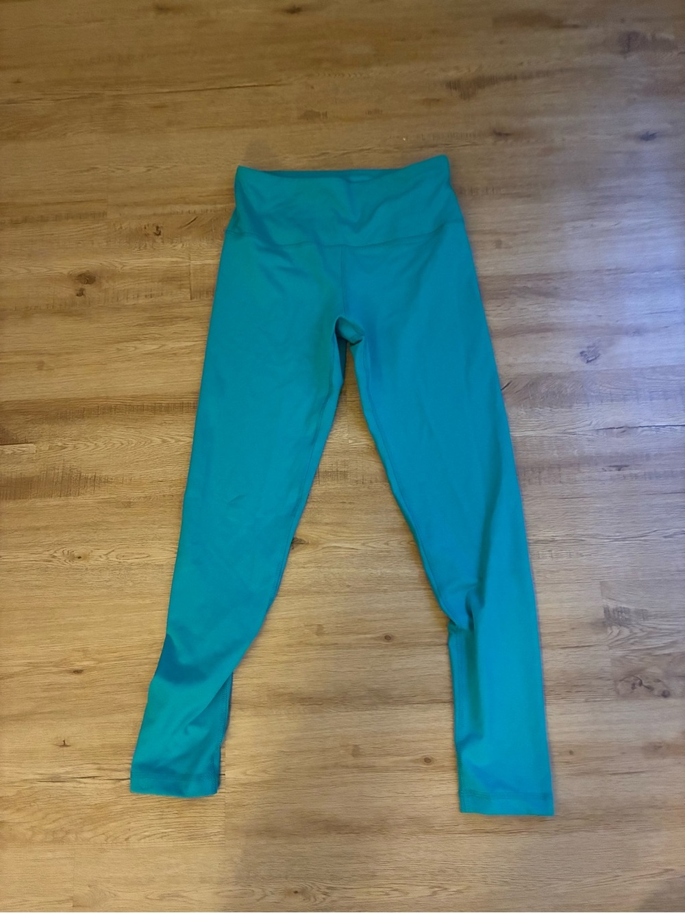 Women's High-Waist Leggings in Teal